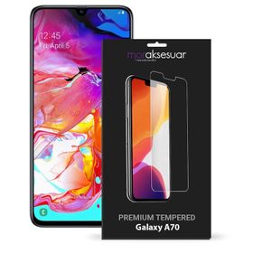 Samsung Galaxy A70 Temperli Ekran Koruyucu Uyumlu Kırılmaz Cam