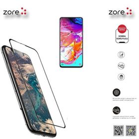 Samsung Galaxy A70 Zore Ekran Koruyucu Uyumlu Kırılmaz Cam