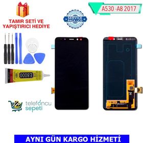 Samsung Galaxy A8 2018 A530 Siyah Uyumlu Lcd Ekran Dokunmatik