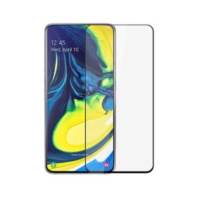 Samsung Galaxy A80 Temperli Ekran Koruyucu Uyumlu Kırılmaz Cam