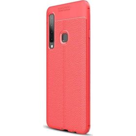 Samsung Galaxy A9 2018 Niss Deri Görünümlü Silikon Kılıf