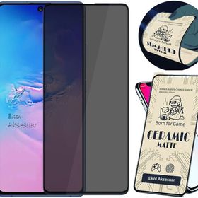 Samsung Galaxy A91 Ekran Koruyucu Uyumlu Kırılmaz Cam