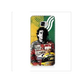 Samsung Galaxy C7 Ayrton Senna Desenli Silikon Kılıf