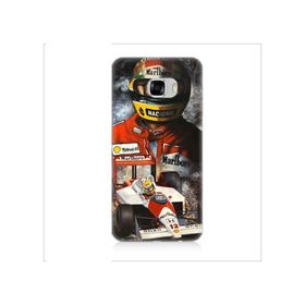 Samsung Galaxy C7 Pro Ayrton Senna Desenli Silikon Kılıf