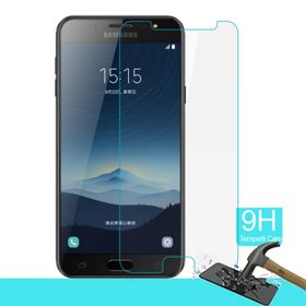 Samsung Galaxy C8 Temperli Ekran Koruyucu Uyumlu Kırılmaz Cam