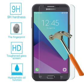 Samsung Galaxy C8 Temperli Ekran Koruyucu Uyumlu Kırılmaz Cam