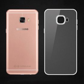 Samsung Galaxy C9 Pro İnce Şeffaf Silikon Kırılmaz Cam Cep Telefonu Kılıfı