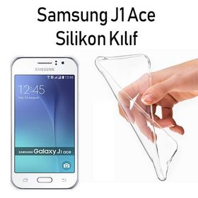 Samsung Galaxy J1 Ace Şeffaf Silikon Kılıf