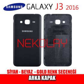 Samsung Galaxy J3 J320 Beyaz Arka Kapak