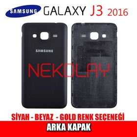 Samsung Galaxy J3 J320 Beyaz Arka Kapak