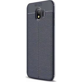 Samsung Galaxy J4 Niss Deri Dokulu Kapak Silikon Kılıf