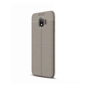 Samsung Galaxy J4 Niss Deri Dokulu Kapak Silikon Kılıf