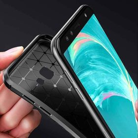 Samsung Galaxy J4 Plus Negro Karbon Dizayn Silikon Kılıf