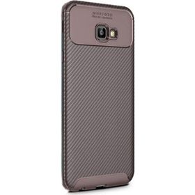Samsung Galaxy J4 Plus Negro Karbon Dizayn Silikon Kılıf