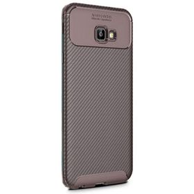 Samsung Galaxy J4 Plus Negro Karbon Dizayn Silikon Kılıf