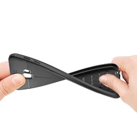 Samsung Galaxy J4 Plus Niss Deri Görünümlü Silikon Kılıf