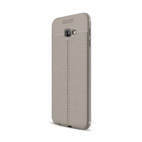 Samsung Galaxy J4 Plus Niss Deri Görünümlü Silikon Kılıf