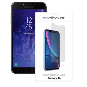 Samsung Galaxy J4 Temperli Ekran Koruyucu Uyumlu Kırılmaz Cam