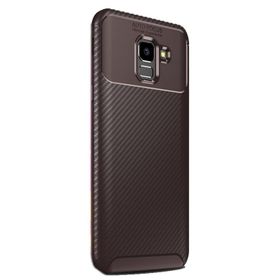Samsung Galaxy J6 Negro Karbon Dizayn Nano Silikon Kılıf