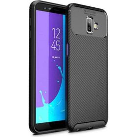 Samsung Galaxy J6 Plus Karbon Siyah Silikon Kılıf