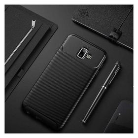 Samsung Galaxy J6 Plus Karbon Siyah Silikon Kılıf