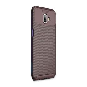 Samsung Galaxy J6 Plus Negro Karbon Dizayn Nano Silikon Kılıf