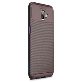 Samsung Galaxy J6 Plus Negro Karbon Dizayn Nano Silikon Kılıf