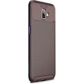 Samsung Galaxy J6 Plus Negro Karbon Dizayn Nano Silikon Kılıf
