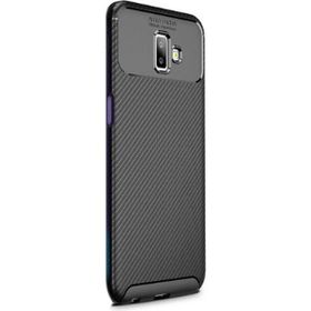Samsung Galaxy J6 Plus Negro Karbon Dizayn Nano Silikon Kılıf