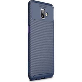 Samsung Galaxy J6 Plus Negro Karbon Dizayn Nano Silikon Kılıf