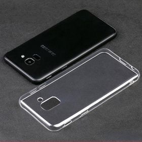 Samsung Galaxy J6 Şeffaf Esnek Kırılmaz Cam Silikon Kılıf