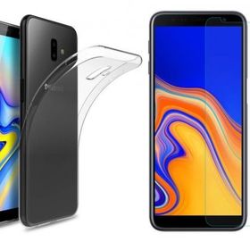 Samsung Galaxy J6 Şeffaf Esnek Kırılmaz Cam Silikon Kılıf