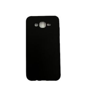 Samsung Galaxy J7 2015 Mat Siyah Silikon Kılıf