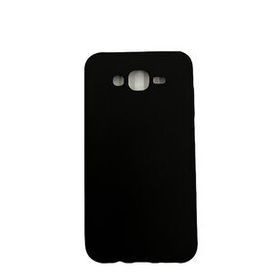 Samsung Galaxy J7 2015 Mat Siyah Silikon Kılıf