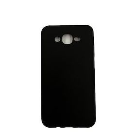 Samsung Galaxy J7 2015 Mat Siyah Silikon Kılıf