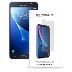 Samsung Galaxy J7 2016 Ekran Koruyucu Uyumlu Kırılmaz Cam