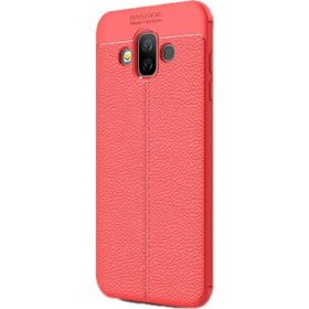 Samsung Galaxy J7 Duo Niss Deri Dokunuşlu Silikon Kılıf