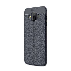 Samsung Galaxy J7 Duo Niss Deri Dokunuşlu Silikon Kılıf