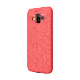 Samsung Galaxy J7 Duo Niss Deri Dokunuşlu Silikon Kılıf