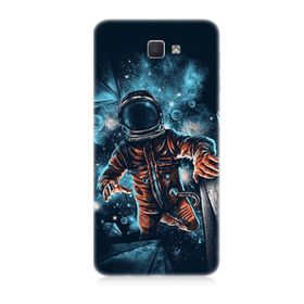 Samsung Galaxy J7 Prime Astronot Desenli Silikon Kılıf