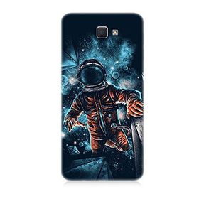 Samsung Galaxy J7 Prime Astronot Desenli Silikon Kılıf