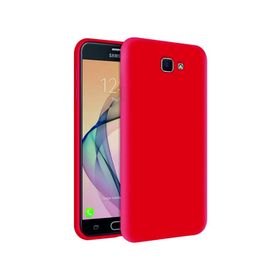Samsung Galaxy J7 Prime Kırmızı Uyumlu Silikon Kılıf