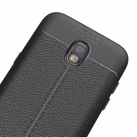 Samsung Galaxy J7 Pro Niss Deri Görünümlü Silikon Kılıf
