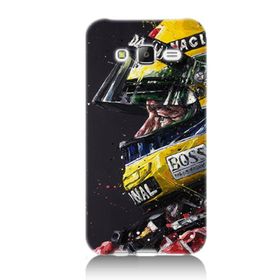 Samsung Galaxy J8 Ayrton Senna Desenli Silikon Kılıf