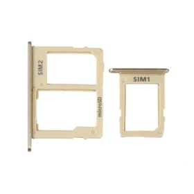 Samsung Galaxy J8 J810 Gold Sim Kart Tepsisi