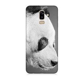 Samsung Galaxy J8 Sevimli Panda Desenli Silikon Kılıf