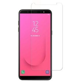 Samsung Galaxy J8 Temperli Ekran Koruyucu Silikon Kılıf