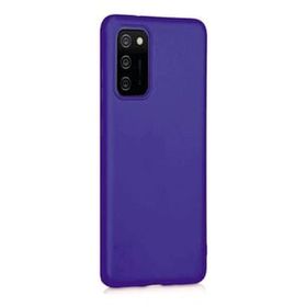 Samsung Galaxy M02s Mavi Uyumlu Silikon Kılıf
