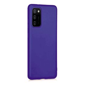 Samsung Galaxy M02s Mavi Uyumlu Silikon Kılıf