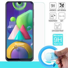 Samsung Galaxy M21 Ekran Koruyucu Uyumlu Kırılmaz Cam